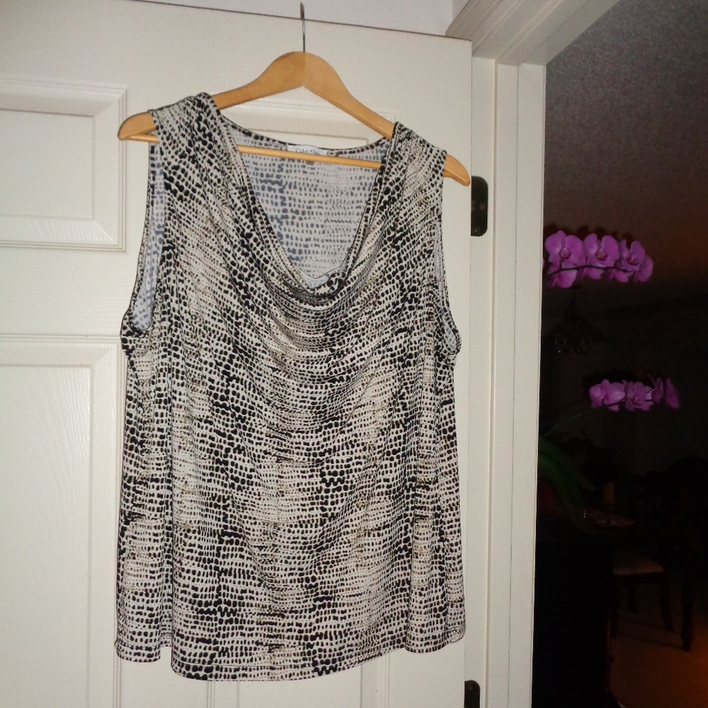 Calvin Klein cowl neck blouse